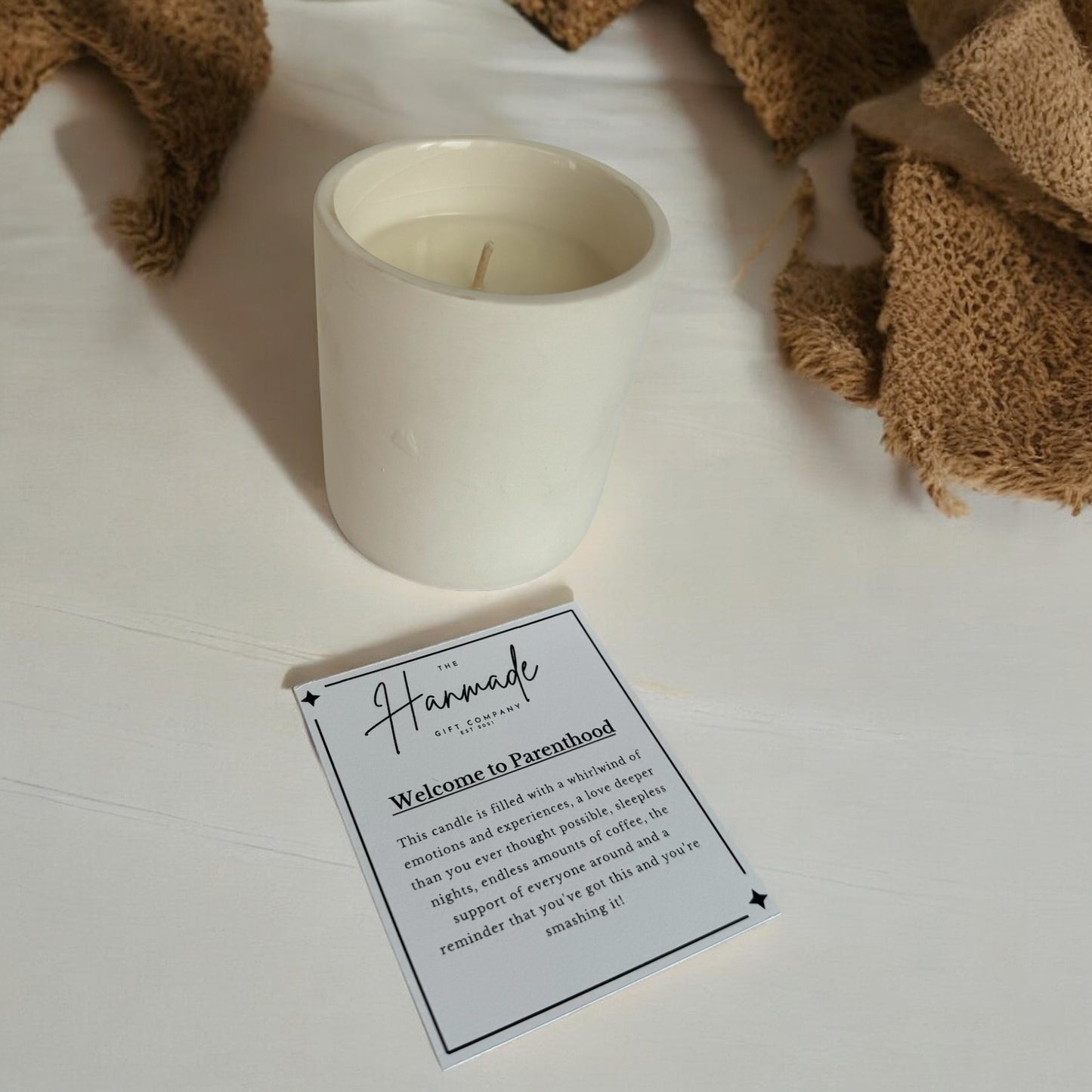 Welcome to Parenthood Candle – A Luxury Gift for New Mums & Dads