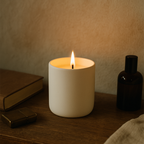 Timeless Library | Leather & Plum Refillable Candle