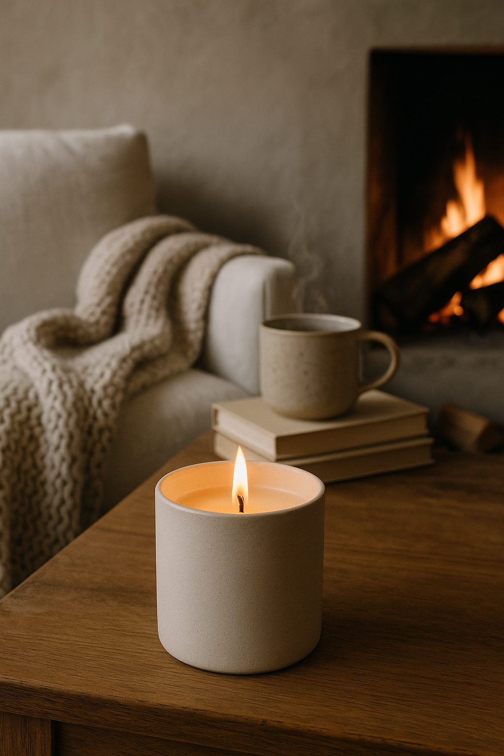 Timeless Library | Leather & Plum Refillable Candle