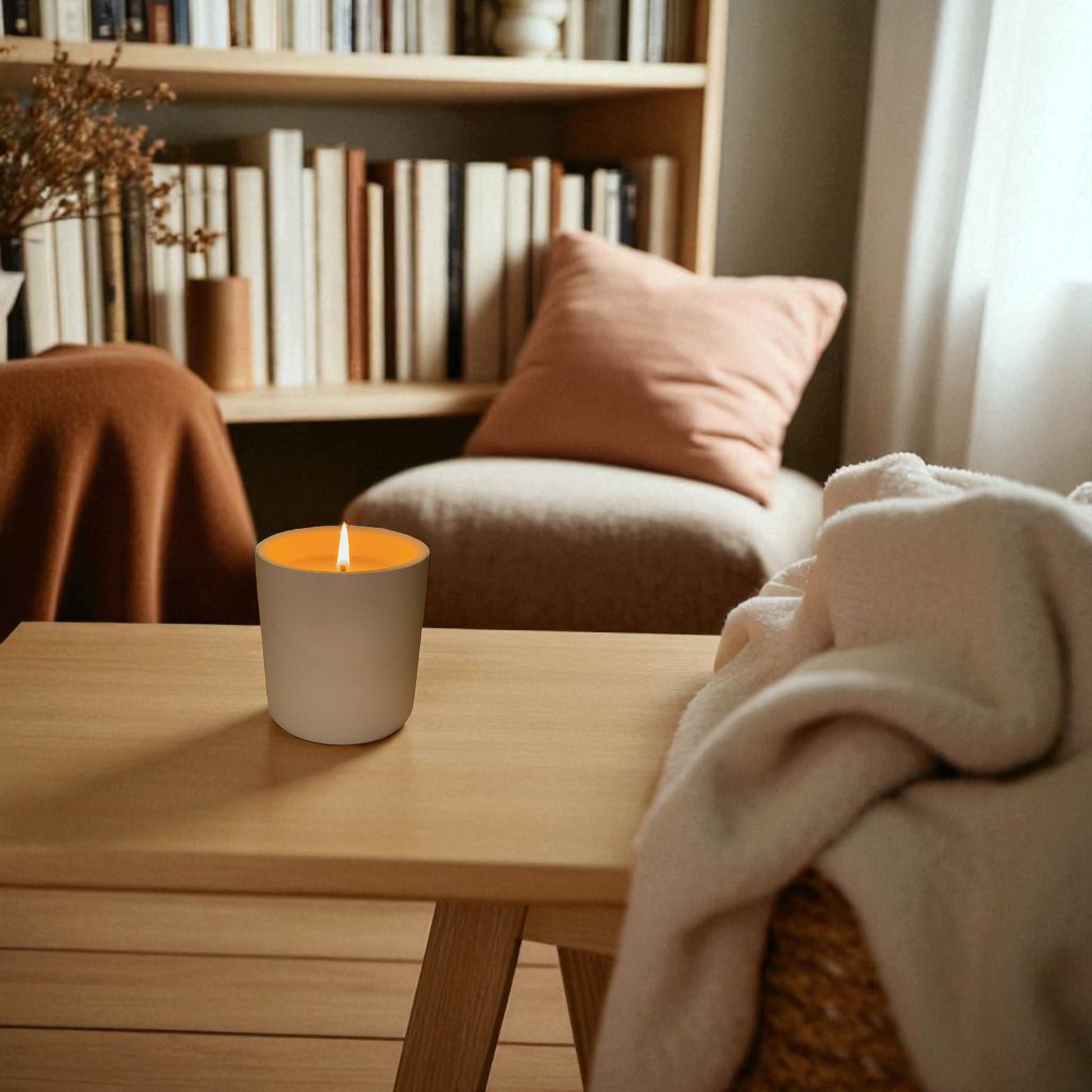 Timeless Library | Leather & Plum Refillable Candle